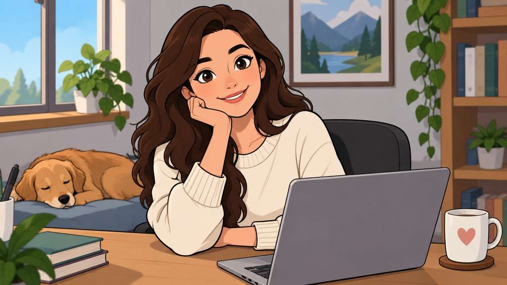 Foto transformada em cartoon 2D com IA