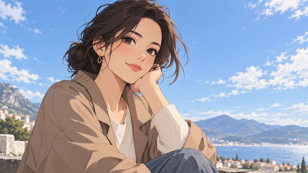 Foto transformada em anime com IA