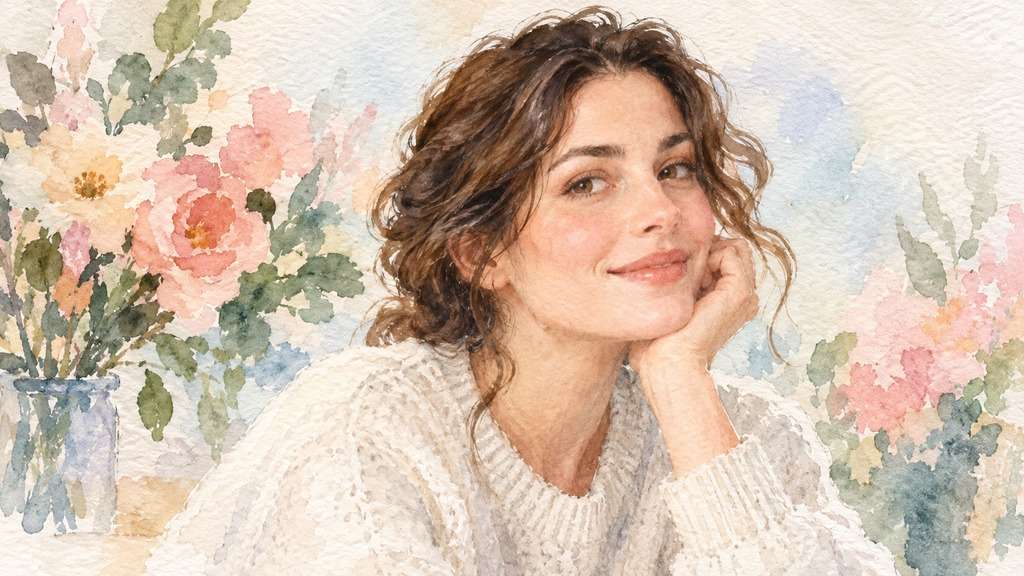 Foto transformada em aquarela com IA