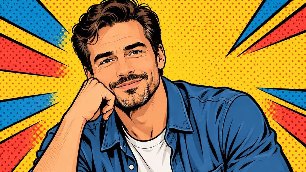 Foto transformada em pop art com IA