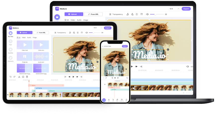 Media.io Untertitel Editor
