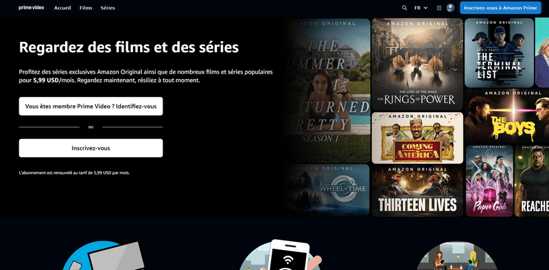 Séries turques avec sous-titres francaise sur prime video