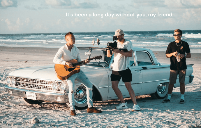 create lyric video for your mv