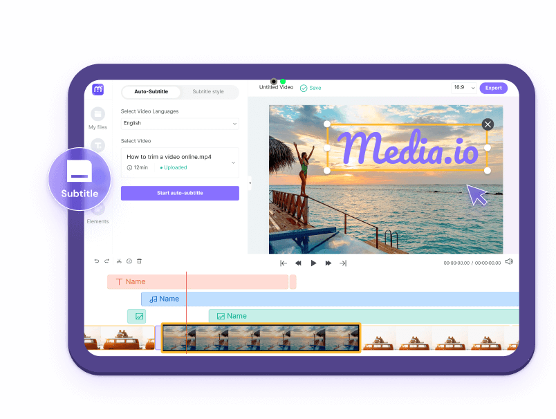 media.io video editor