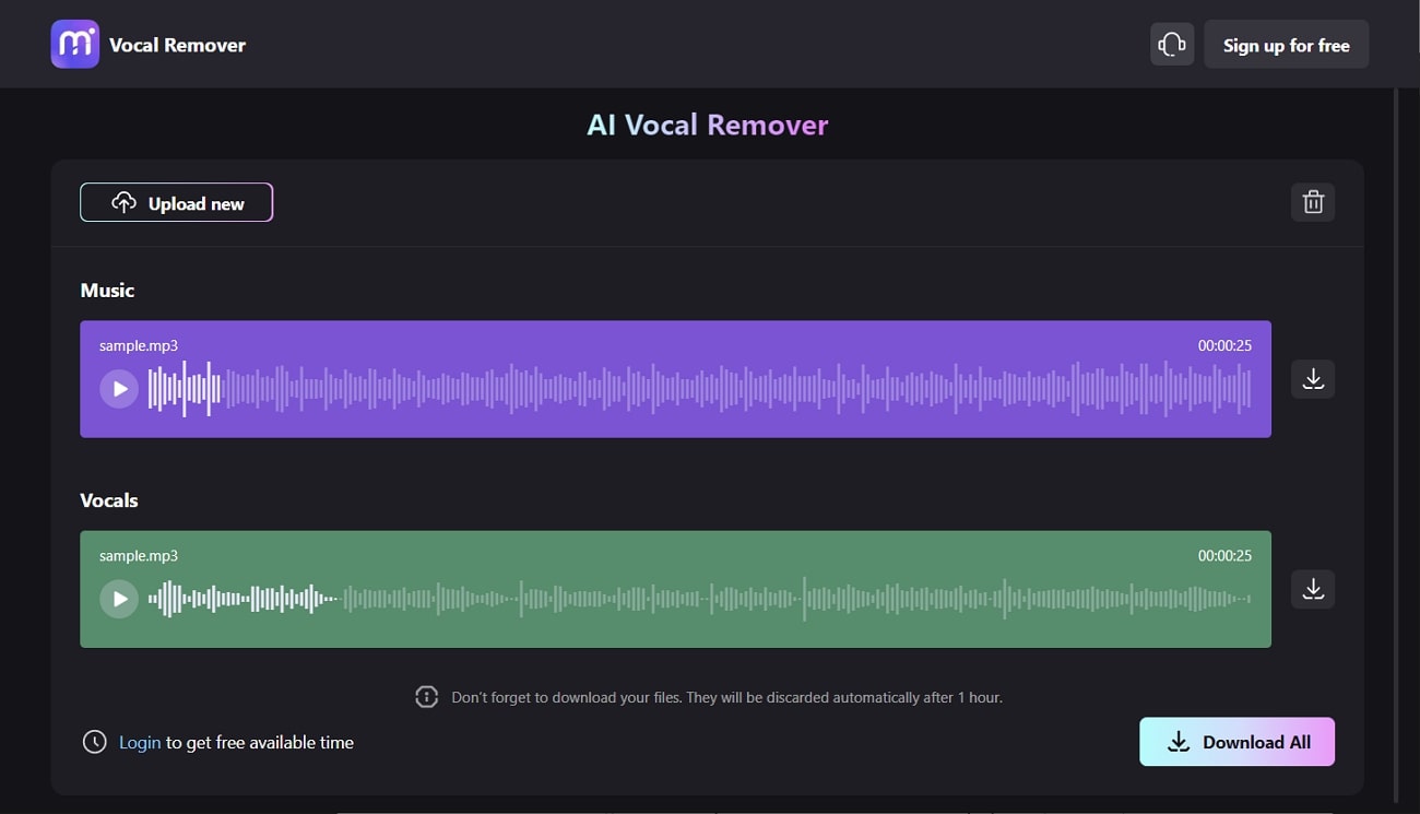 media.io vocal remover