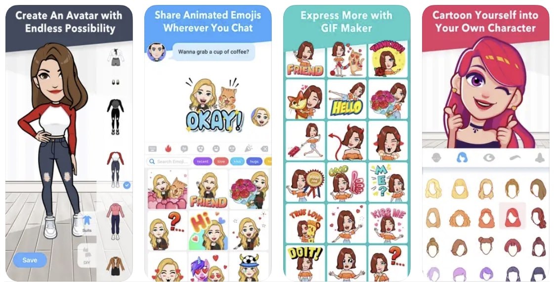 zmoji cartoon creator app