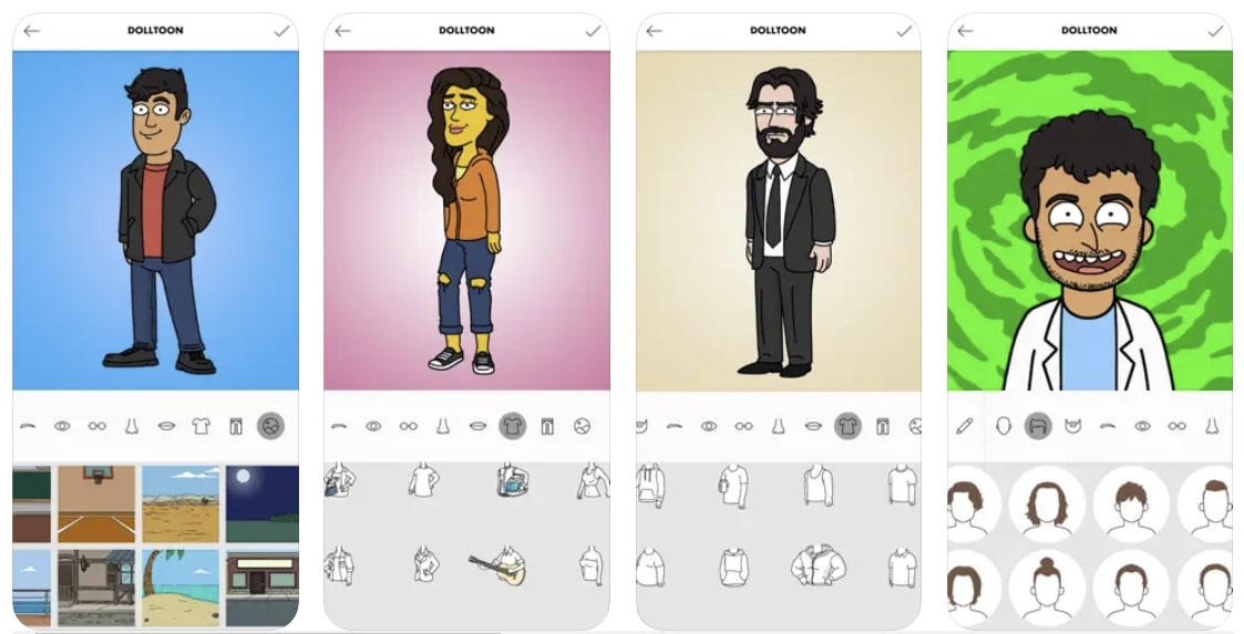 dolltoon cartoon creator app