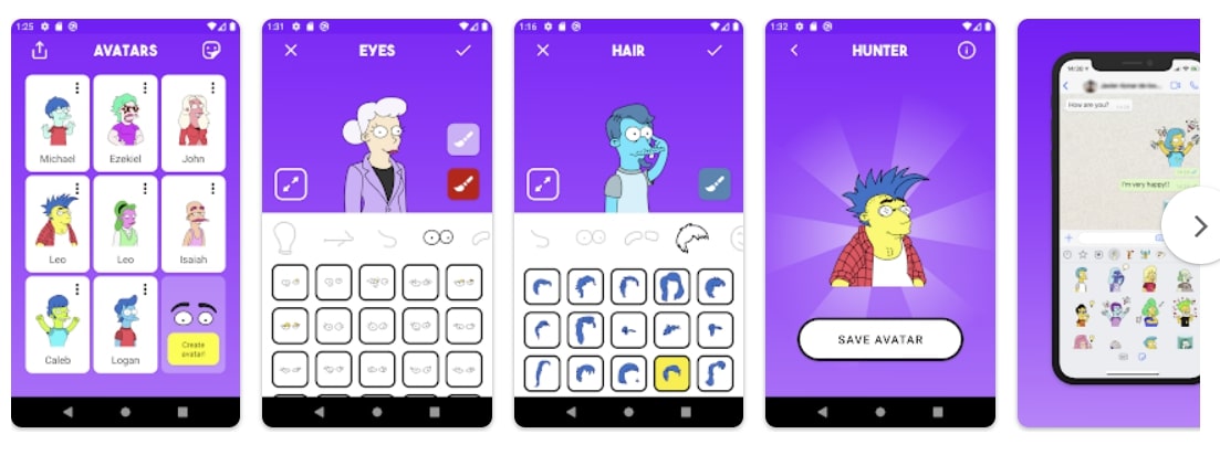 Avatar creator maker::Appstore for Android