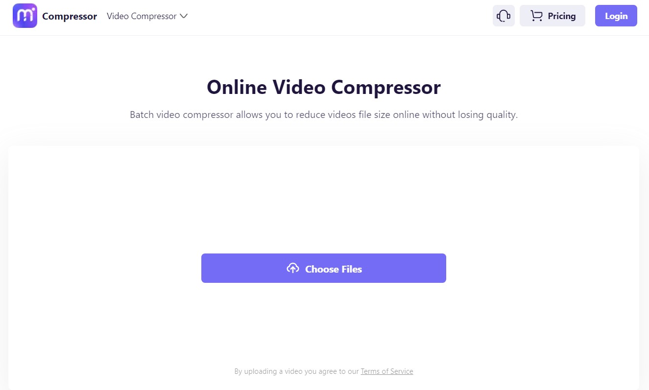 uploading video on media.io