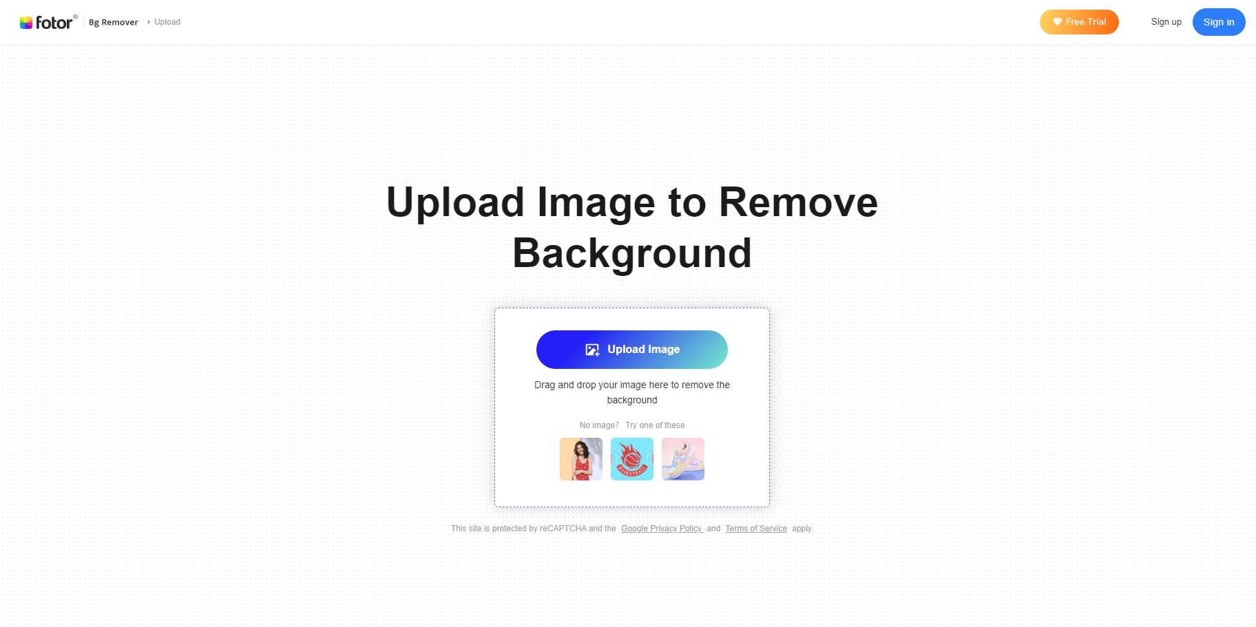 fotor background color changer page