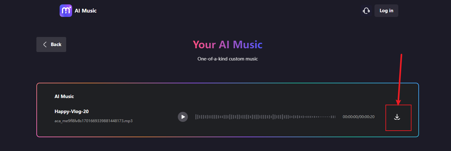 AI 作曲音楽の保存