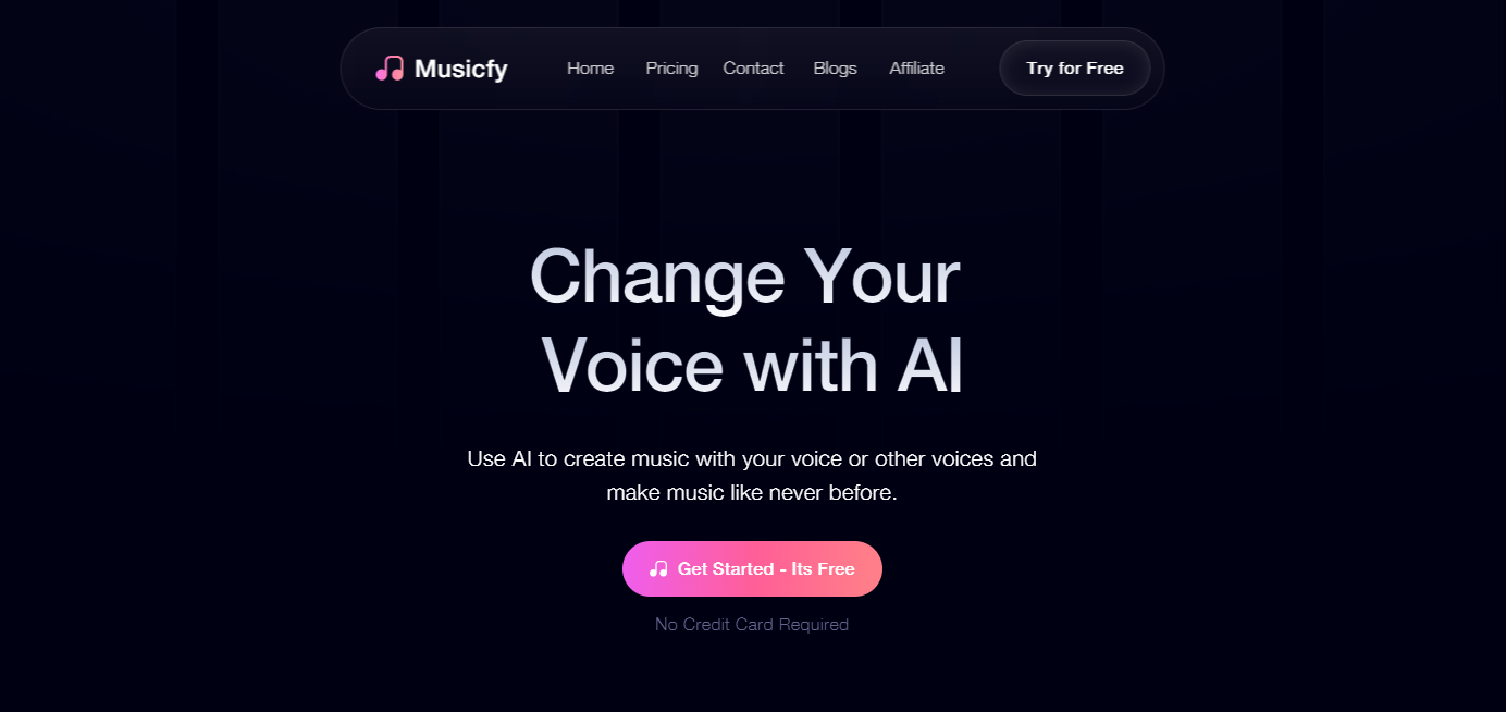 Musicfy-AI音楽生成