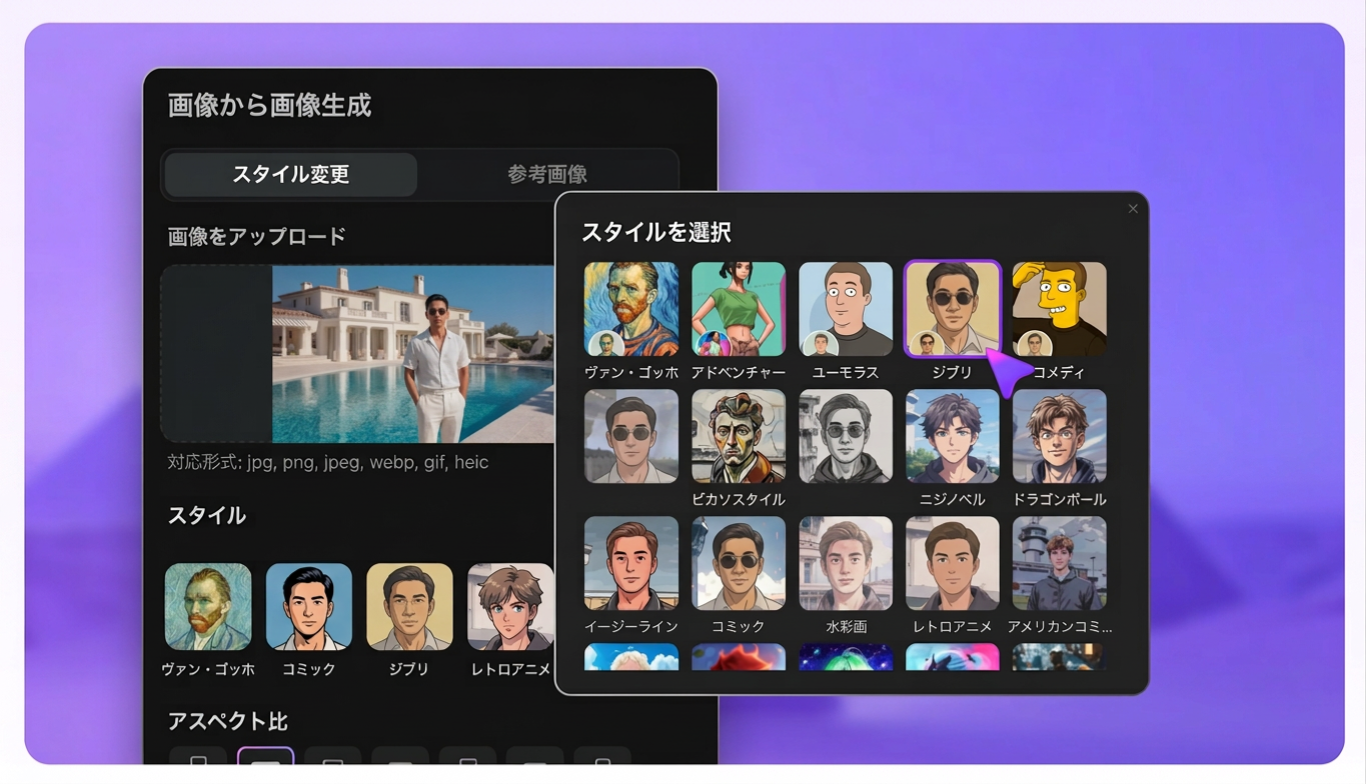 Select Your Output Image Style