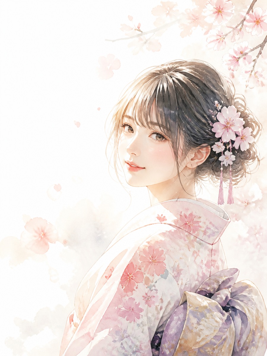 和服 女性 作例19の作例画像