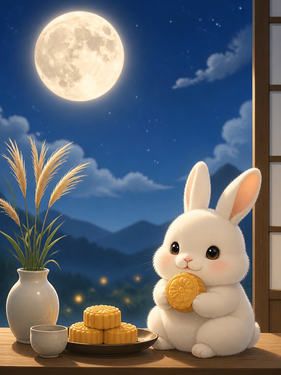 中秋の名月 AIイラスト 作例13の作例画像