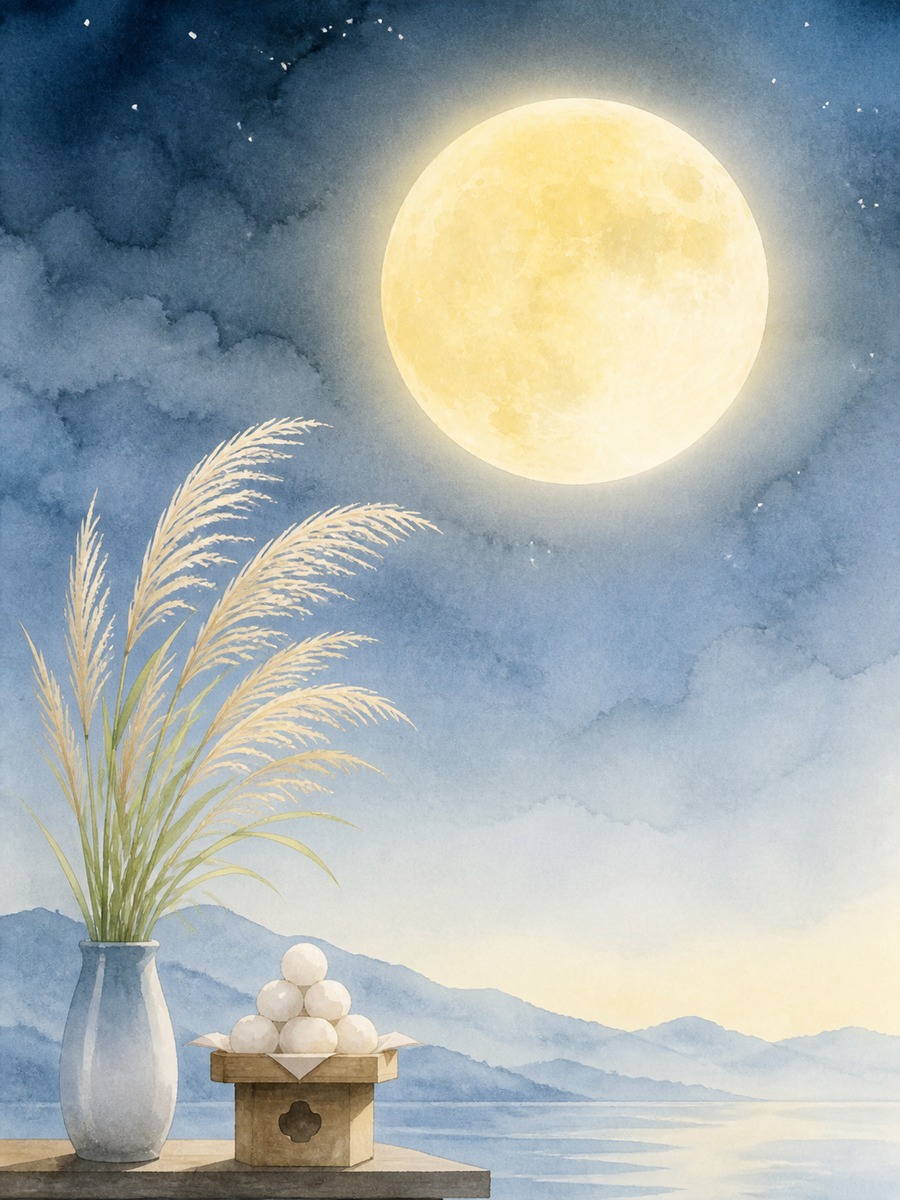 中秋の名月 AIイラスト 作例19の作例画像