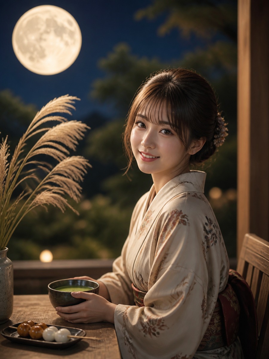 月見茶屋の和風写真の作例画像