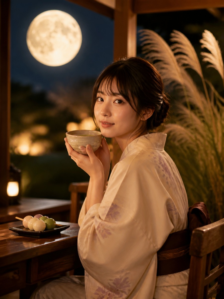 月見茶屋の和風写真の作例画像