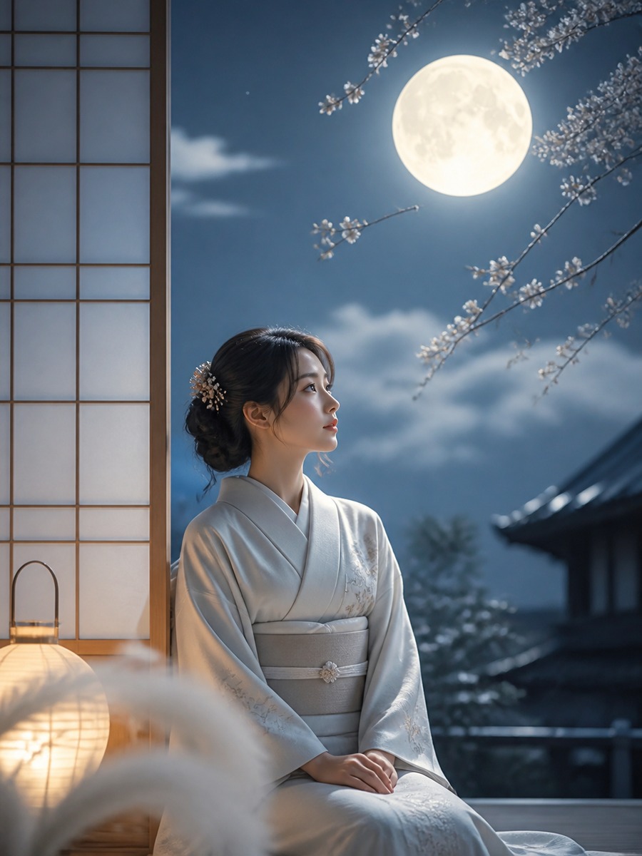 和風 月夜 作例16の作例画像