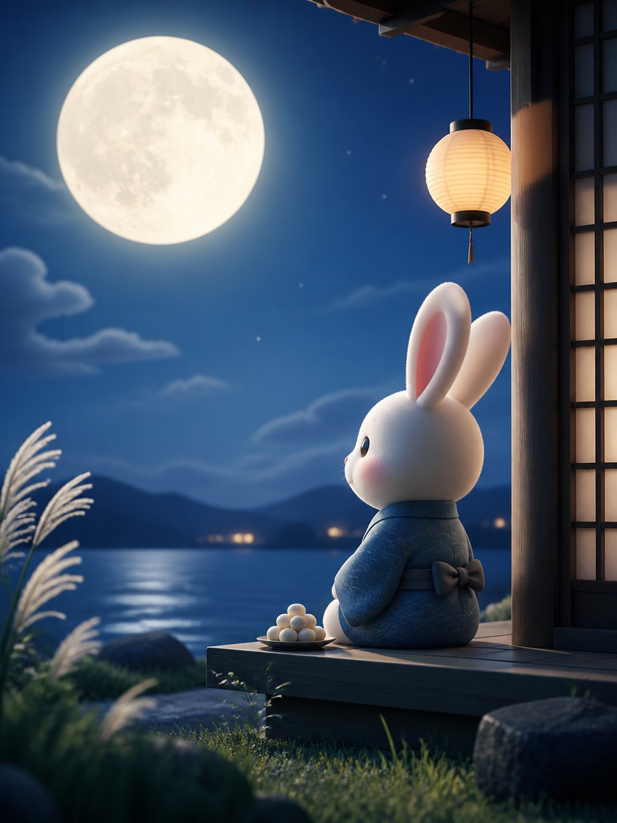 和風 月夜 作例18の作例画像