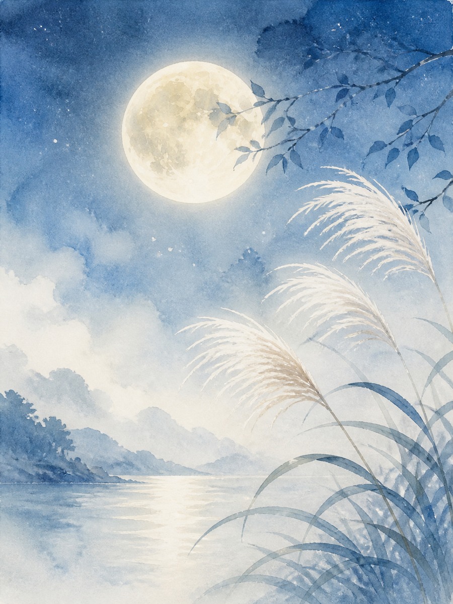 和風 月夜 作例19の作例画像