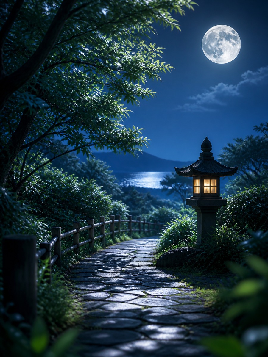 和風 月夜 作例23の作例画像