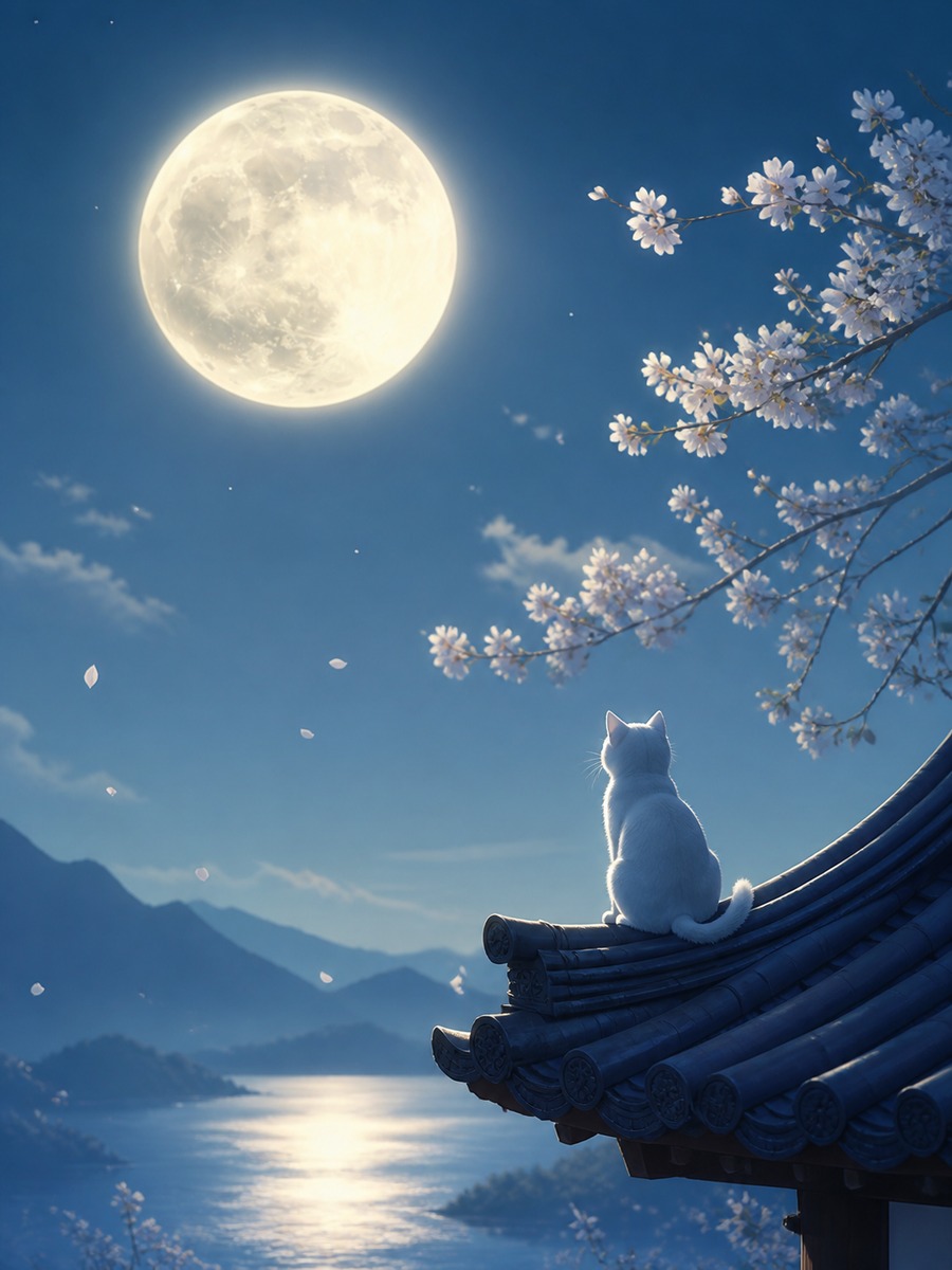 和風 月夜 作例25の作例画像