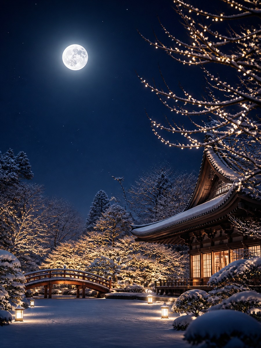 和風 月夜 作例6の作例画像