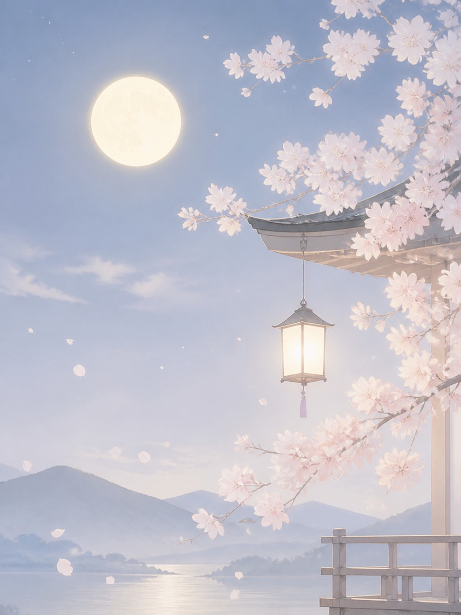 和風 月夜 作例8の作例画像