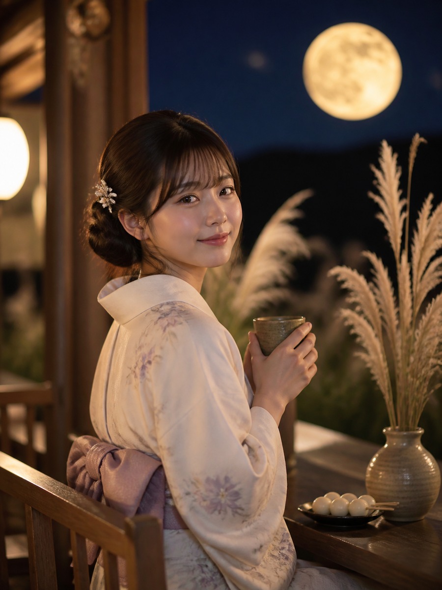 月見茶屋の和風写真の作例画像
