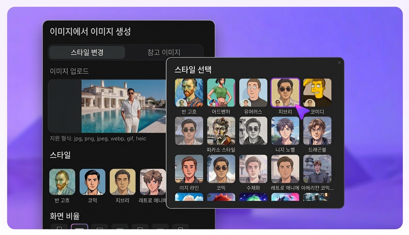 Select Your Output Image Style